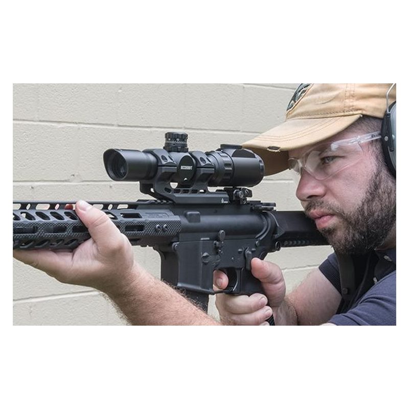 Прицел LEAPERS Accushot T8 Tactical 1-8X28, 30мм, грав.BG4, подсв.IE36, кронштейн ACCU-SYNC®, 510г 2 riczel-leapers-accushot-t8-tactical-1-8x28-grav-bg4