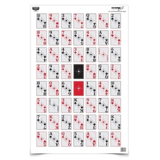 Мишень бумажная Birchwood Eze-Scorer™ 52 карты 5шт