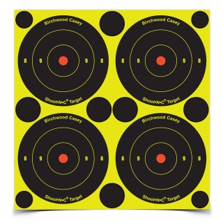 Мишень бумажная Birchwood Shoot•N•C® Bull's-eye Target 80мм