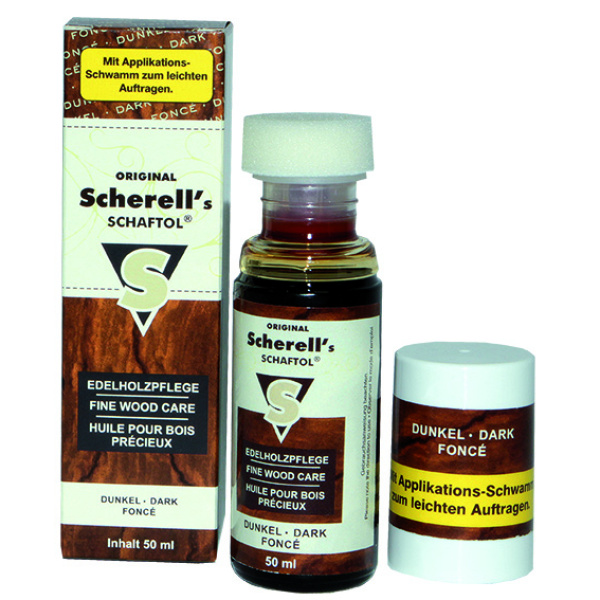 Средство для обработки дерева Scherell Schaftol 50мл (тёмно-коричневое)