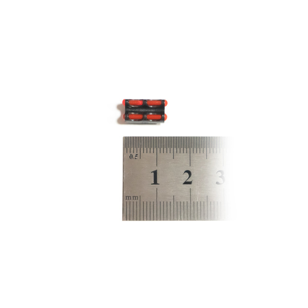 Мушка Nimar двойная оптоволоконная красная, D 1,5мм, резьба 2,6мм