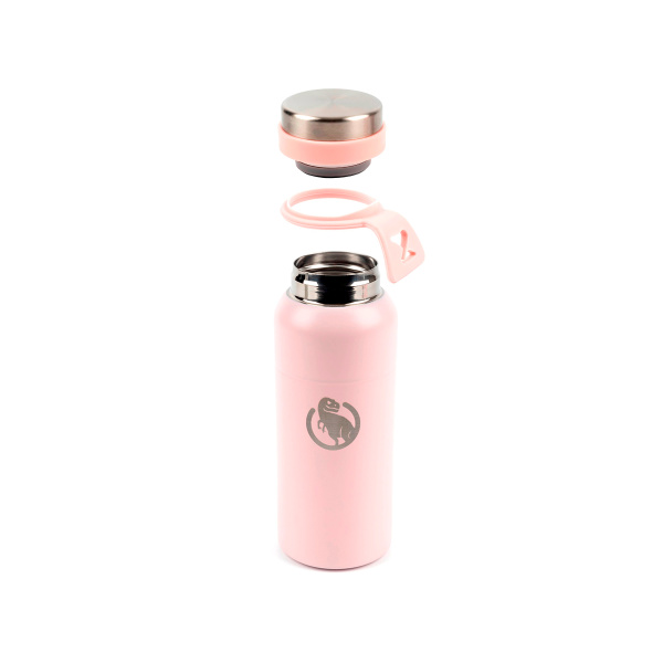 Термос для напитков (термобутылка) THEROPOD TP-12 0.35L, розовый