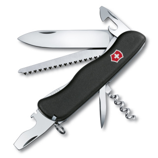 Нож перочинный Victorinox Forester 111мм 12 функций черный