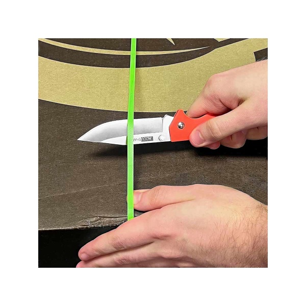 Нож складной AccuSharp Lockback Knife, нержавеющая сталь G10 оранжевый