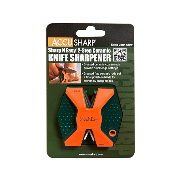 Точилка для ножей AccuSharp SharpNEasy 2-Step, оранжевый/зелёный