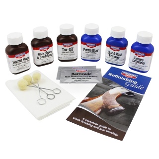 Набор для воронения и ухода за ложей Birchwood Deluxe Perma Blue® & Tru-Oil® Finishing Kit